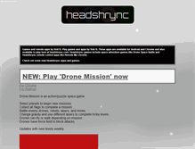 Tablet Screenshot of headshrync.com